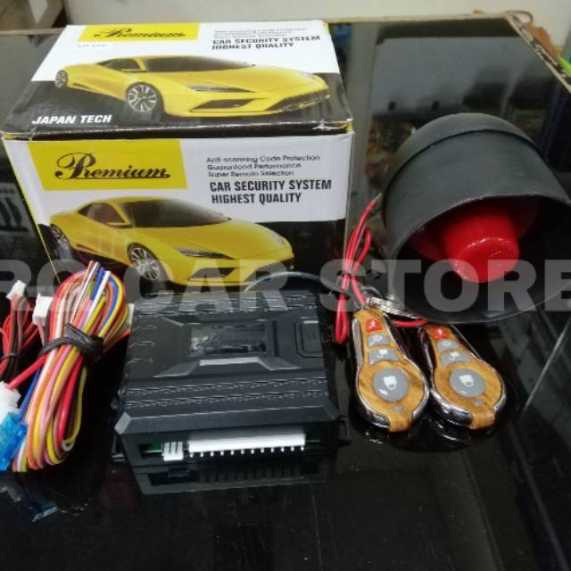 CAR ALARM PREMIUM UNIVERSAL DIJAMIN ORIGINAL BISA UNTUK SEMUA JENIS MOBIL