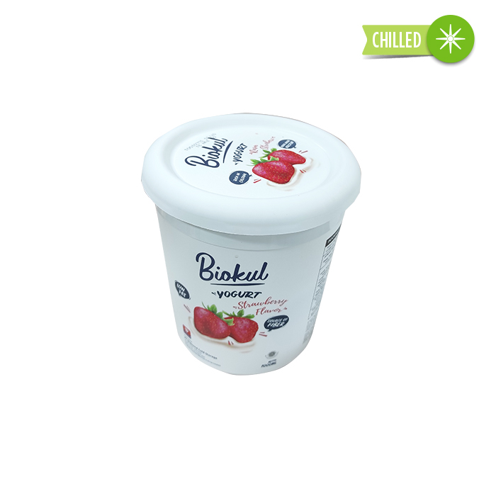 Biokul Stirred Yogurt Strawberry 1000ml