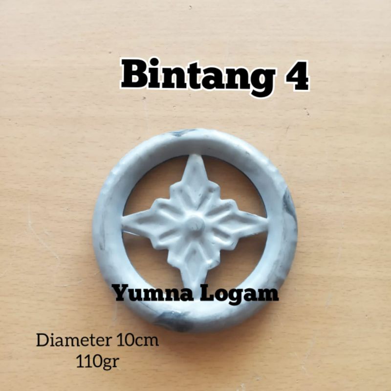 ORNAMEN PAGAR BESI RING BINTANG 4