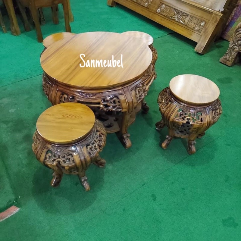 KURSI TAMU KAYU JATI ASLI JEPARA