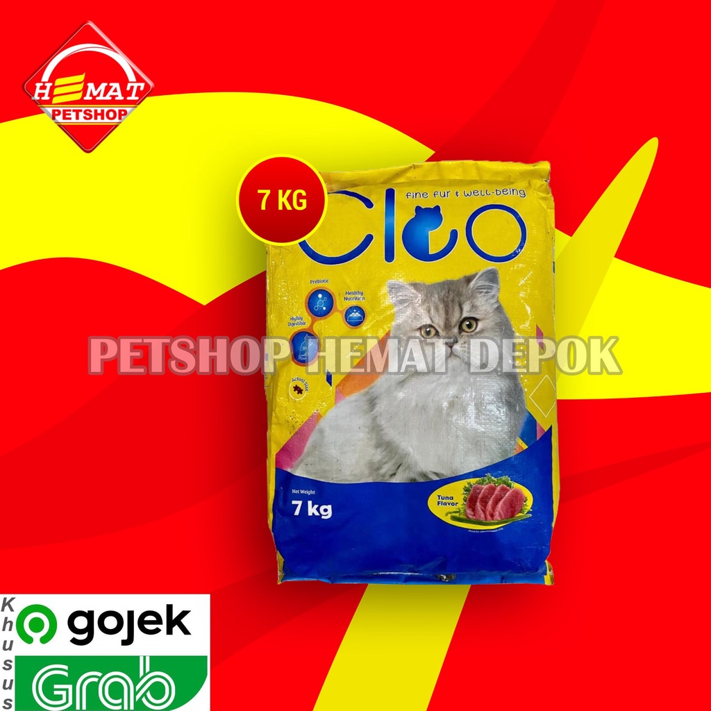 [GOSEND] Makanan Kucing dewasa CLEO TUNA ADULT 7 kg cat dry food adult murah