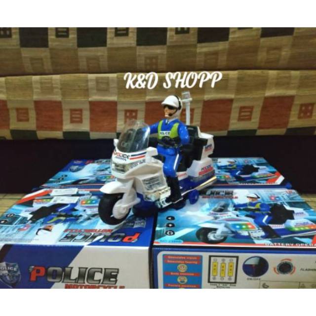 MAINAN MOTOR POLISI-POLISI POLISIAN-POLICE MOTOR CYCLE-MOTOR POLISI