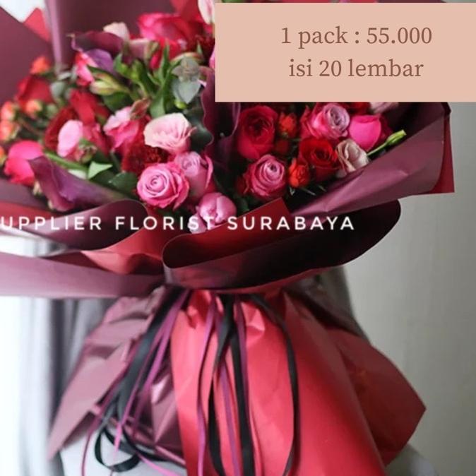 

♫ KERTAS BUNGA BICOLOR(1PACK:20LBR)/WRAPPING PAPER/WRAP BUNGA/FLOWER WRAP/PEMBUNGKUS KERTAS WATERPROOF ☂