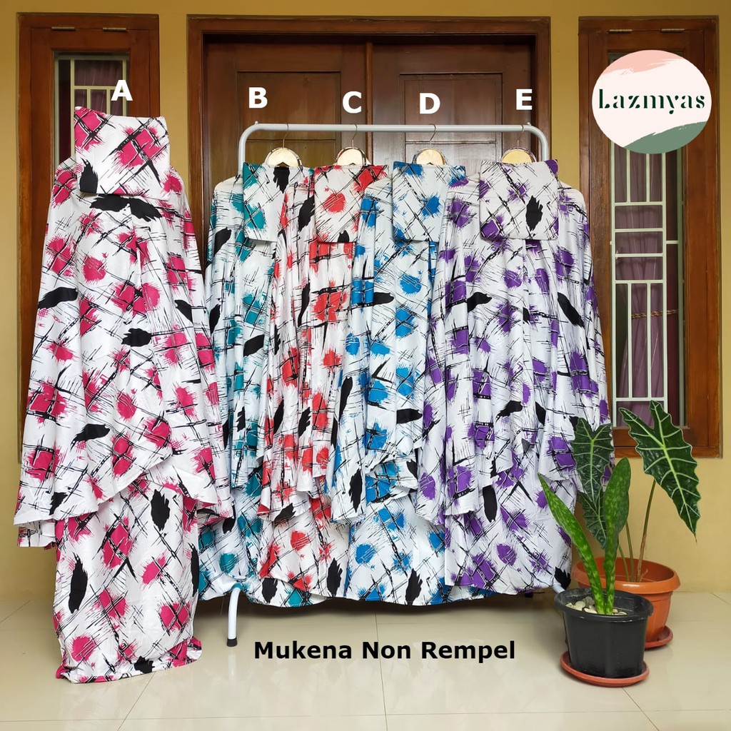 Mukena Rayon Dewasa Rempel / Rayon Super / Mukena Tidye