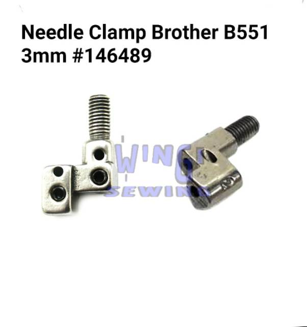 BROTHER Kepala Jarum Needle Clamp Mesin Obras