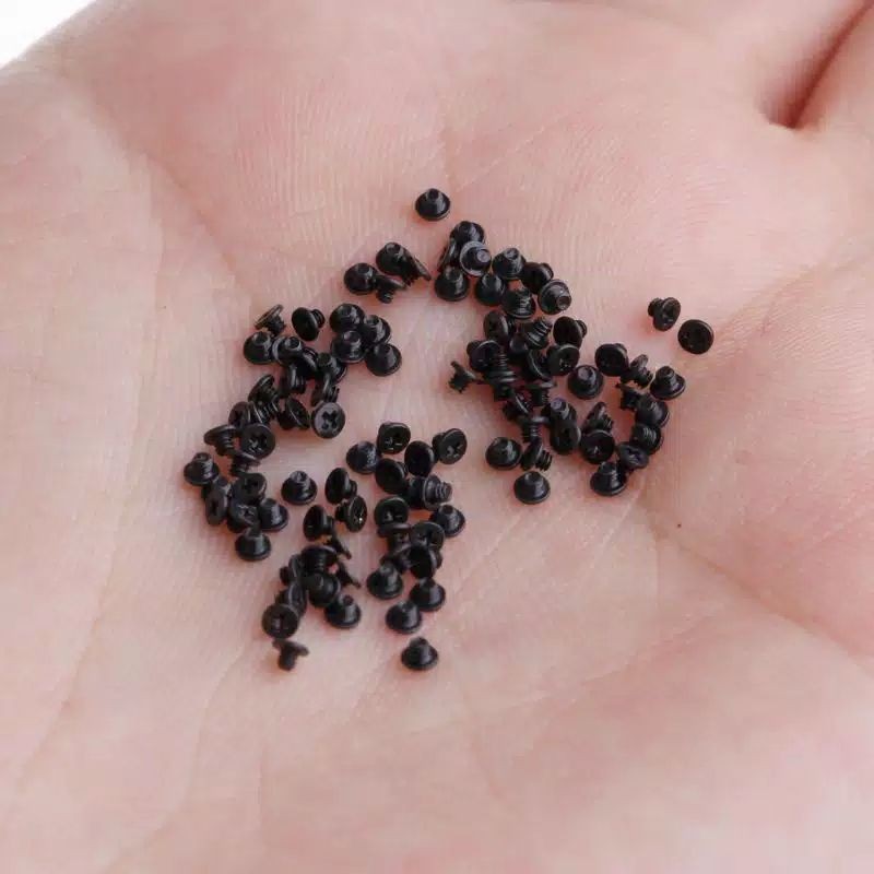 100 Pcs Baut Keyboard Laptop Pro Retina Air 13&quot; 15&quot; 17&quot; Inchi - Paket Sekrup 1 Set Screw