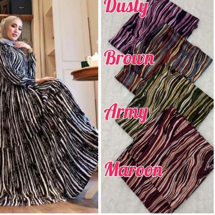 Hot Sell.. GAMIS HYGET JUMBO VANESSA MOTIF SALUR KAYU GAMIS JUMBO TERMURAH