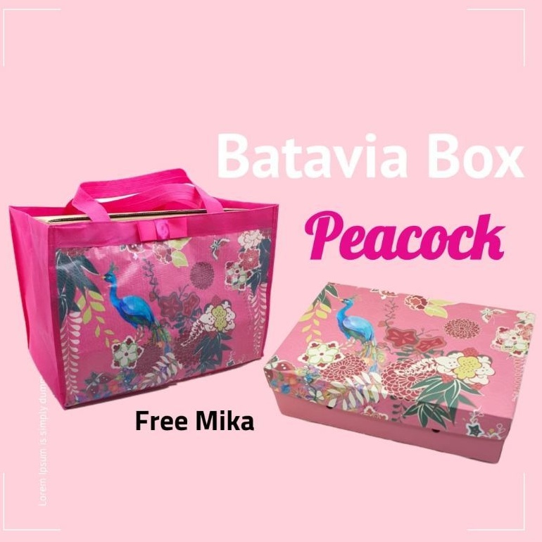 

Paket Good bag motif Peacock
