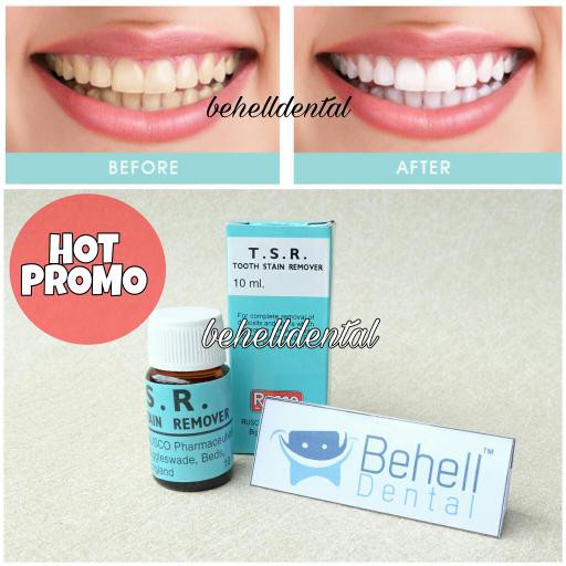 Pemutih gigi ampuh Tooth stain remover . whitening tooth / teeth