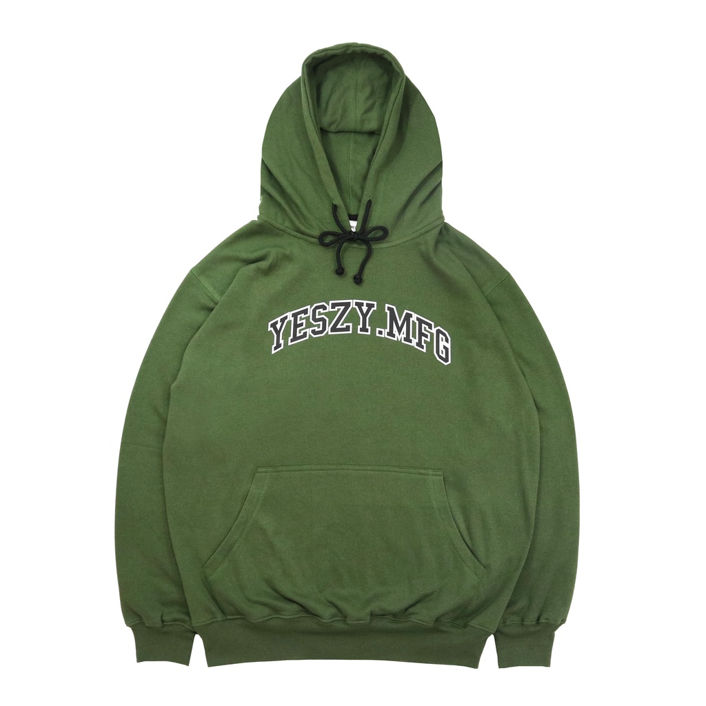 YESZY.MFG Hoodie Olive Almighty F. BW