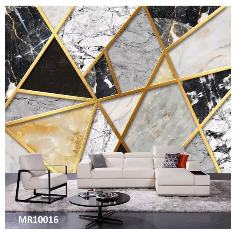 wallpaper dinding 3D motif marble elegan