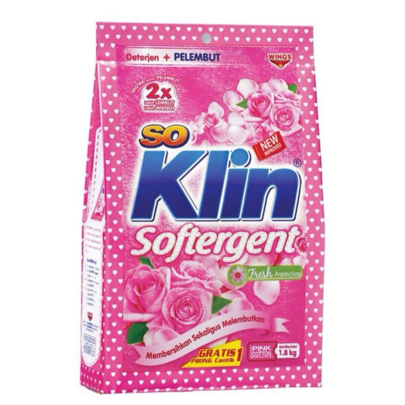 Detergent Bubuk So Klin Softergent 1.8kg