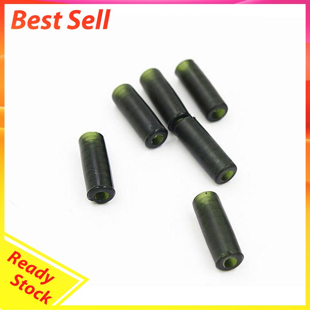 20 Pcs Klip Pemberat Umpan Pancing Bahan Plastik Warna Hitam