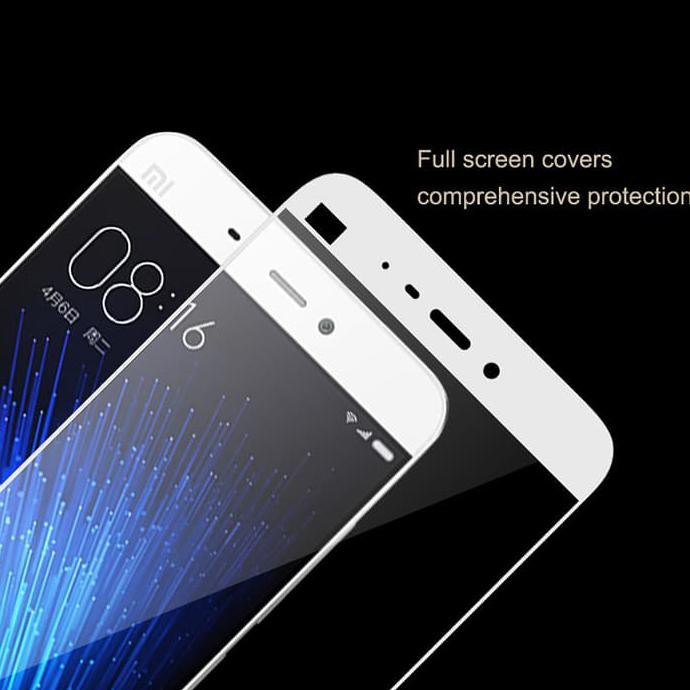 NEW TEMPERED GLASS FULL 3D XIAOMI MI5S+/MI 5S PLUS (ANTI GORES KACA) WARNA - HITAM MILENIA