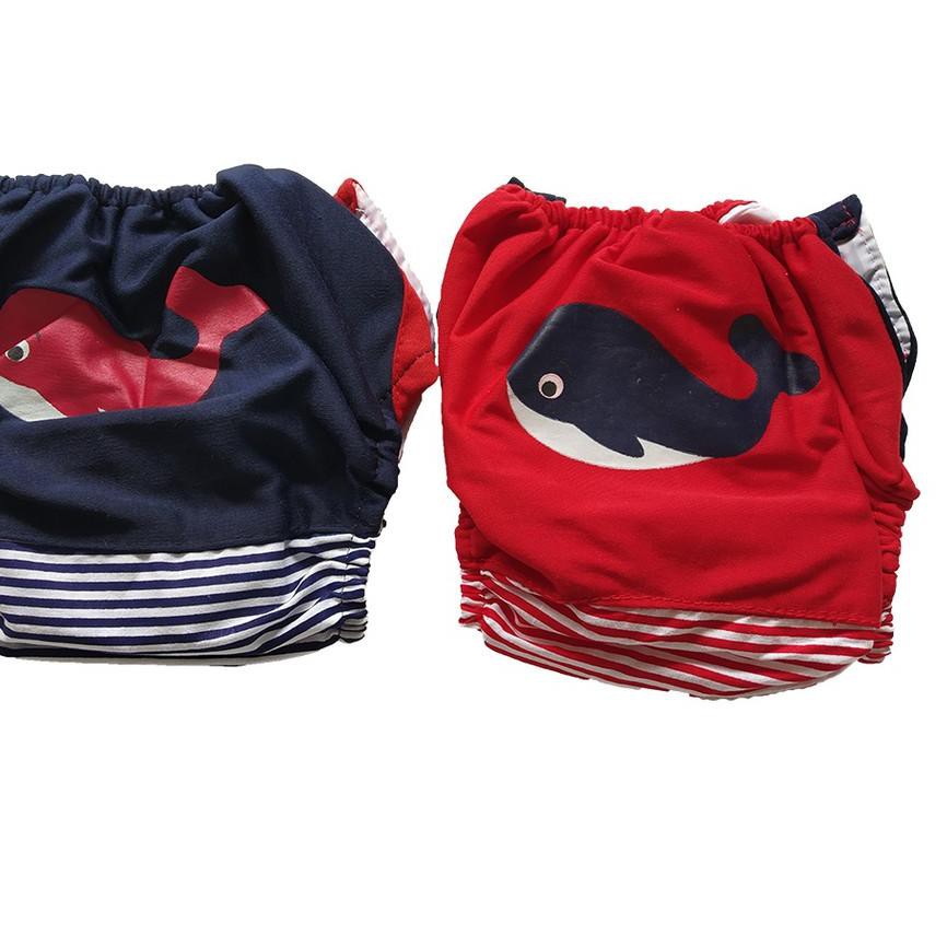 QW6 Diapers Baby Print Whales Series Original DLD3204 Terbaru