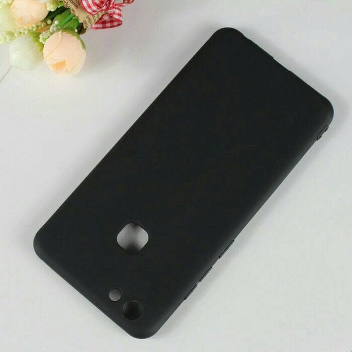 Softcase slim matte Vivo V9/ Vivo V7/ Vivo V5/ Vivo V5 Lite case silicon sim matte black