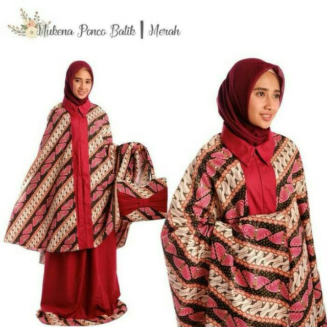 Mukena katun batik