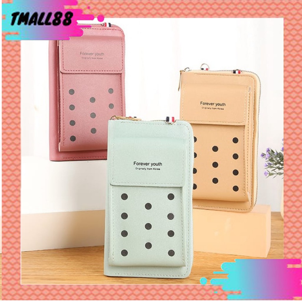 ♥TMALL88♥ Tas Dompet Panjang Q57 Wanita Import Real Pict Tas Tempat Hp Wanita Free Tali