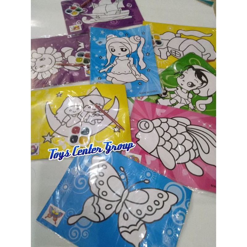 

20pcs Mainan cat air tanggung 13x17cm