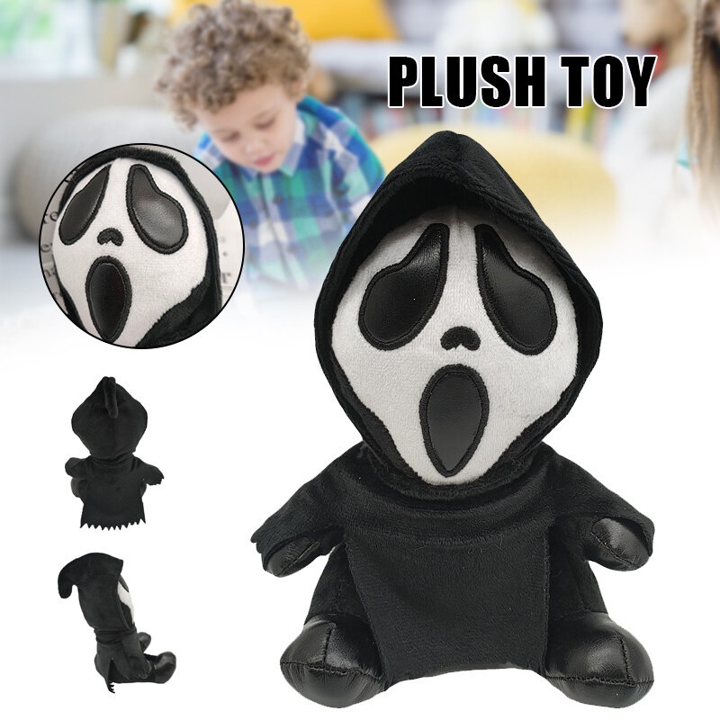 Mainan Boneka Hantu Death Face Bahan Plush Untuk Anak