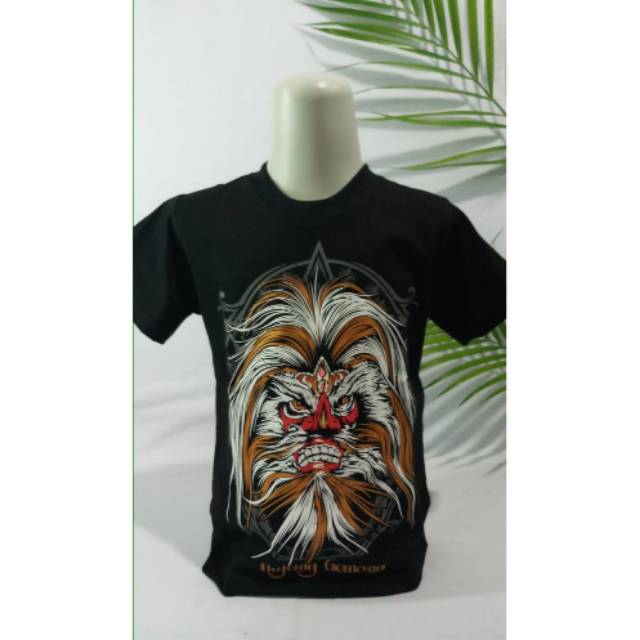 Kaos Anak Bujang Ganong Ponorogo / Kaos Anak Laki Motif Bujang Ganong / Kaos Budaya ponorogo