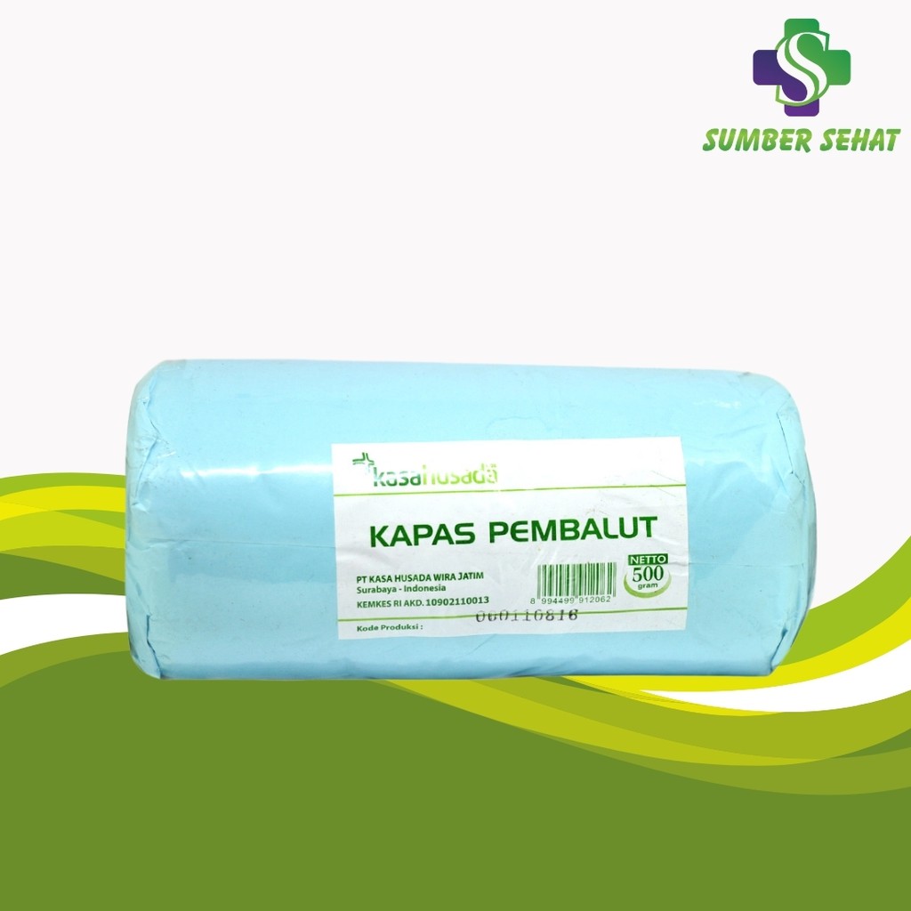 KAPAS PEMBALUT 500 GRAM HUSADA