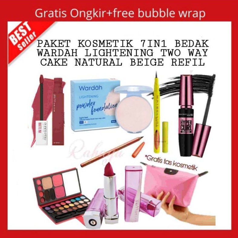 maybelline - paket make up - paket make up murah - paket kosmetik lengkap - paket make up maybeline 