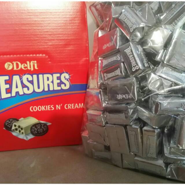 

Coklat kiloan Delfi treasure cookies / almond 1000gr