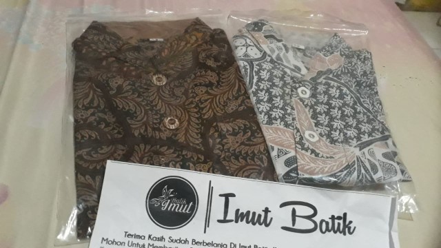 Imut Batik Anak & Ayah Daun Serit Baju Batik Anak Cowok Kemeja Batik Anak Batik Anak Laki-laki