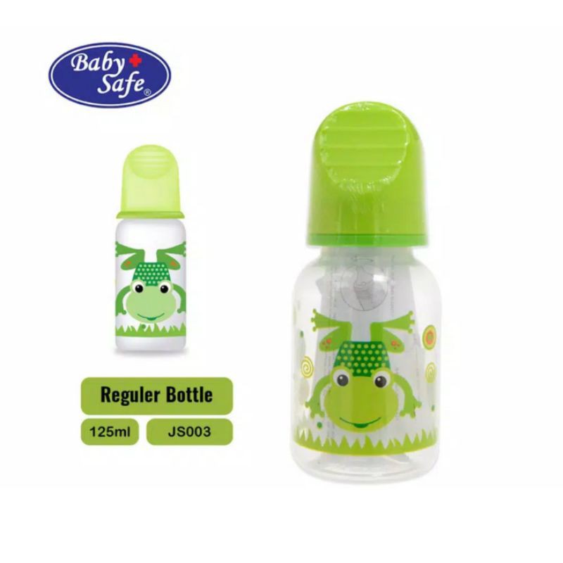 JS003 JS004 Baby Safe Feeding Bottle / Botol Susu Dot Bayi Babysafe 125ml 250ml