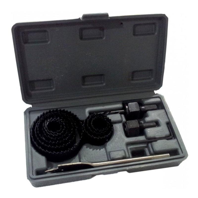 HOLE SAW SET 13 PCS TOOL KIT - MATA BOR KAYU PELUBANG PIPA HIDROPONIK