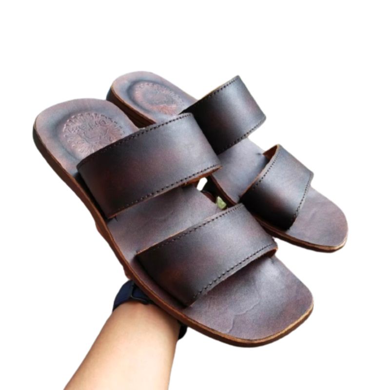SANDAL PRIA FULL KULIT SAPI ASLI 100% BERKUALITAS