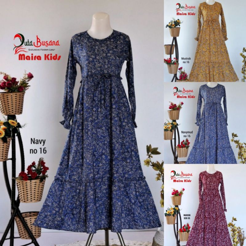 Maira Long Dress 05 Kids by Duta Busana