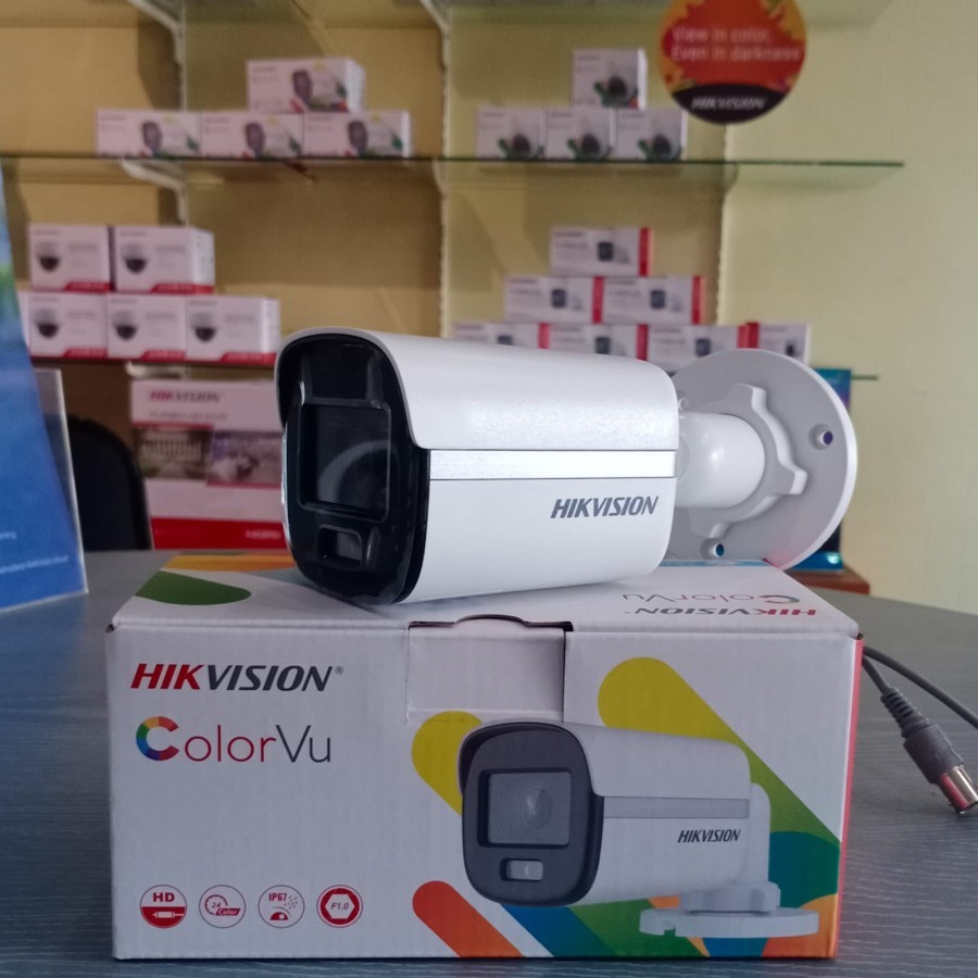 Paket CCTV HIKVISION 2MP 2 Kamera COLORVU HDD 500GB Siap Pasang