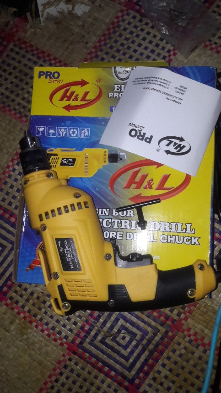 Pro10re Mesin Bor Bisa Kiri Kanan Reverseable 10mm H&l Hl 10 Pro 10re