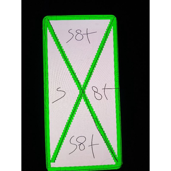 lcd samsung s8 plus retak sadow kasat mata