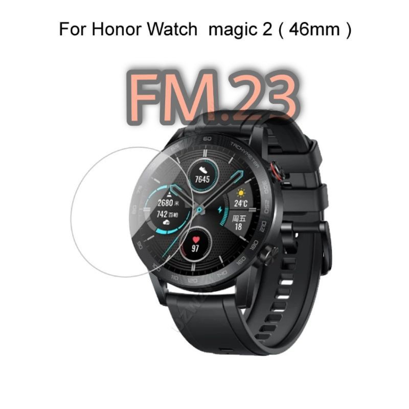 TEMPERED GLASS SCREEN GUARD ANTI GORES KACA HONOR MAGIC WATCH 2 46MM PELINDUNG LAYAR JAM TANGAN