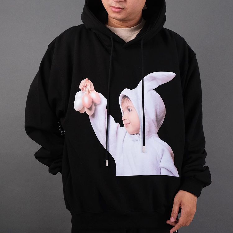 ADLV Rabbit Hoodie Black