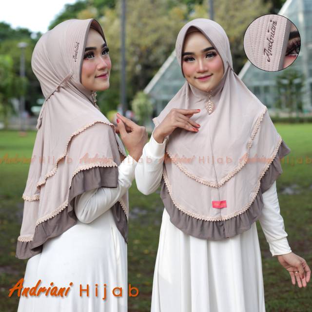 Hijab Andriani renda