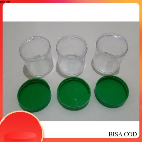 (6pcs) Toples/Botol Plastik Kristal 20ml