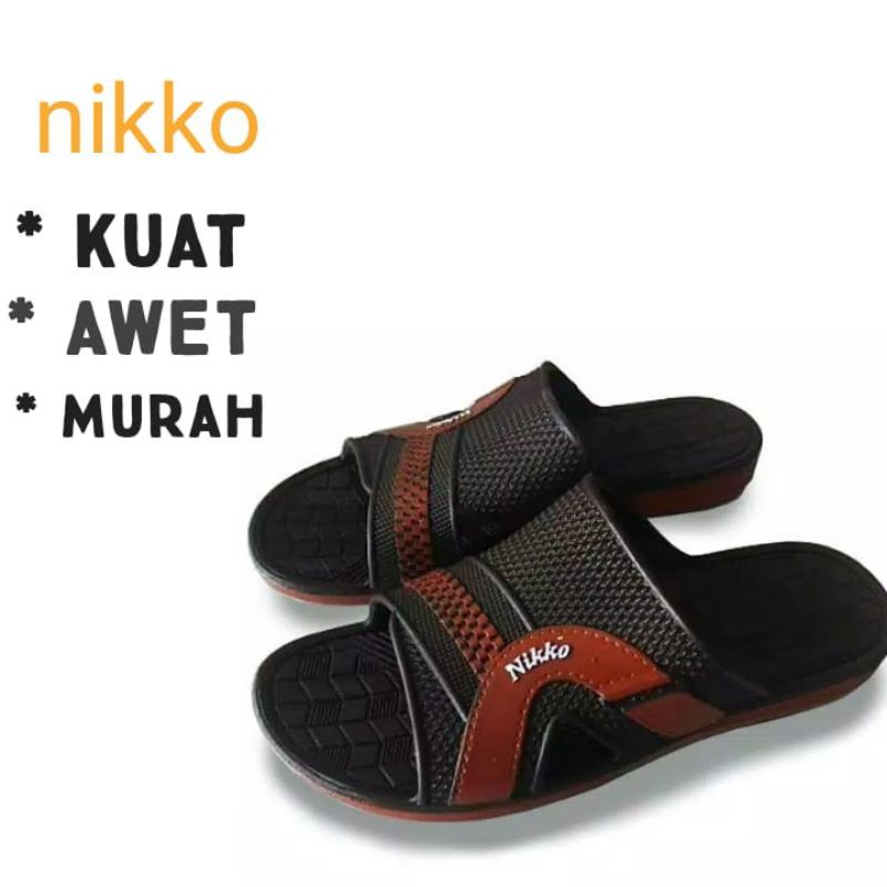 Sandal Selop Karet Nikko Sandal Pria