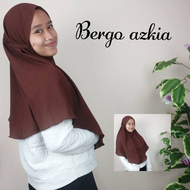 KHIMAR AZKIA SIMPLE TALI INSTAN/BERGO DIAMOND-1