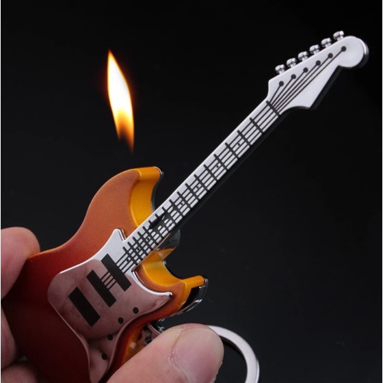 KOREK API CLASSIC PEMANTIK API DESAIN GITAR VINTAGE GAS LIGHTER BR67