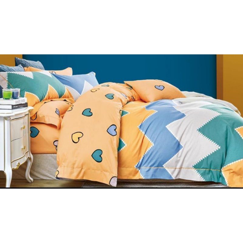 PO Seprei katun Jepang motif abstrak