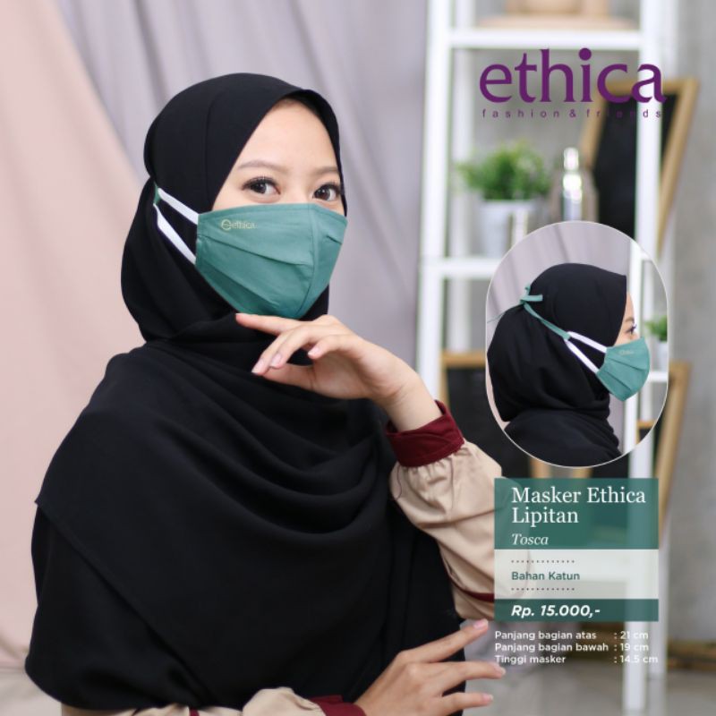 MASKER LIPITAN KAIN KATUN || V2  || ETHICA