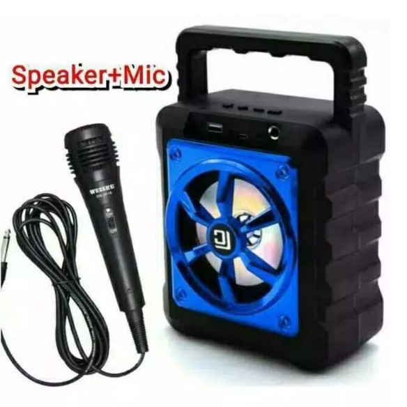 Speaker Fleco F-1914 Bluetooth Portable MP3 FM USB Free Mic F 1914