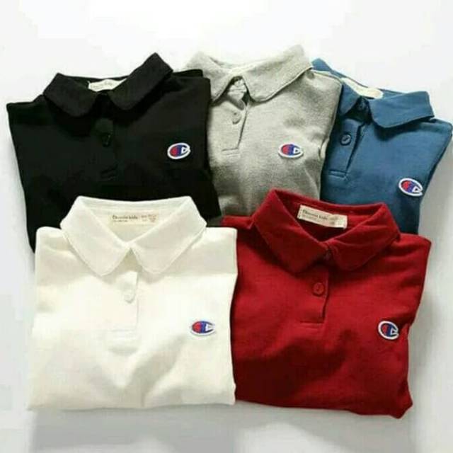 Tshirt baju kaos kerah CHAMPION