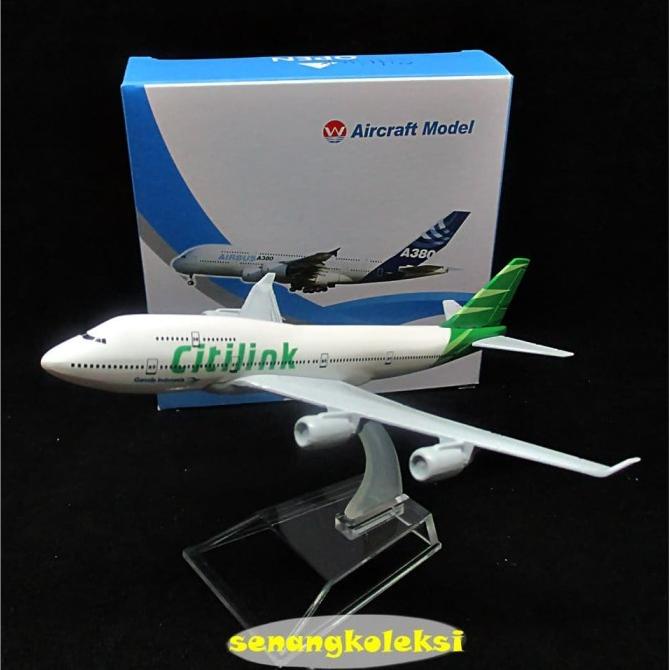Pajangan Miniatur Diecast Pesawat Citilink