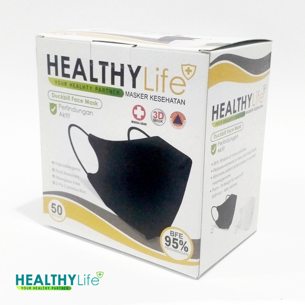 Healthylife Masker Duckbill 3D Masker 3D Masker KN95 3D Masker KN 95 Masker KN95 Duckbill