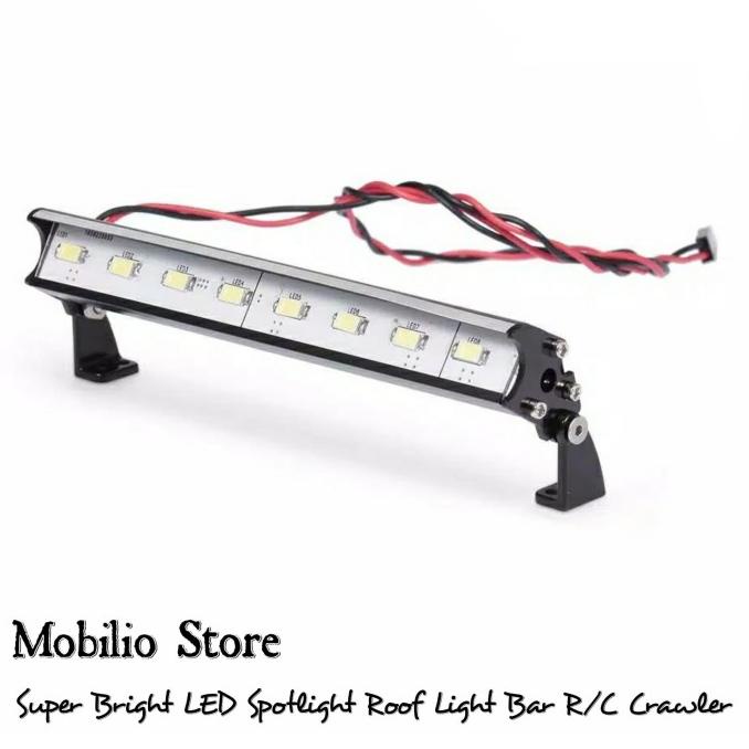 LED Roof Light Bar Spotlight Super Bright Lampu Sorot Atap RC Crawler